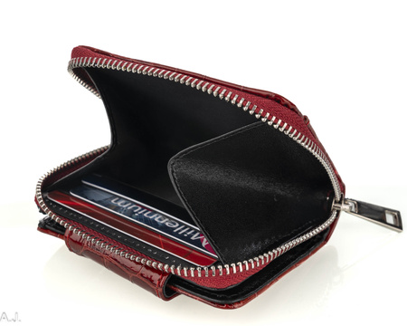 Portfel damski skórzany Canaletto P-1023 czerwony