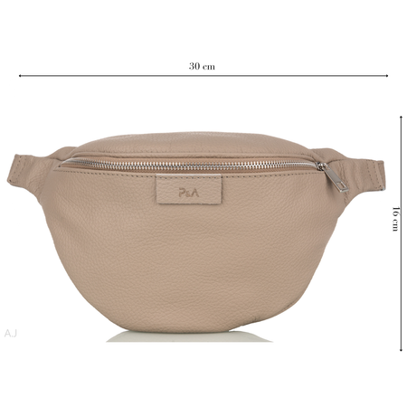 Saszetka damska skórzana S-PA beż