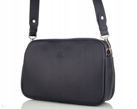 Torebka damska skórzana Canaletto T-830 granatowy