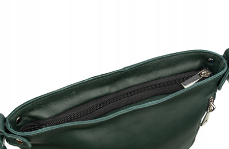 Torebka damska skórzana T-XSA zieleń
