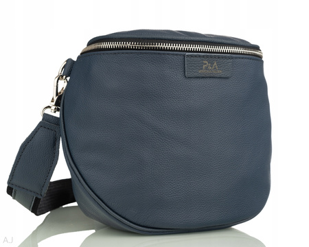 Torebka damska skórzana T-BAL granatowa