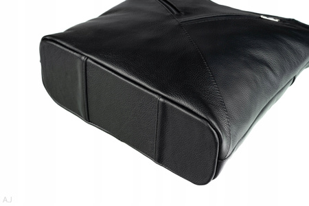 Torebka damska skórzana T-MP czarny