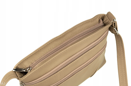 Torebka damska skórzana T-ZOW beż