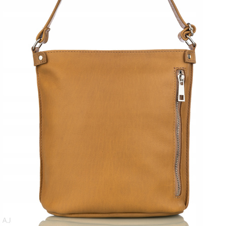 Torebka damska skórzana T-XSA miodowy