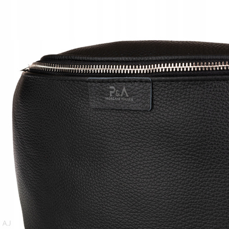 Saszetka damska skórzana S-PA L czarny