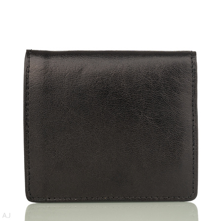 Portfel skórzany z kominkiem Canaletto P-1008 czarny