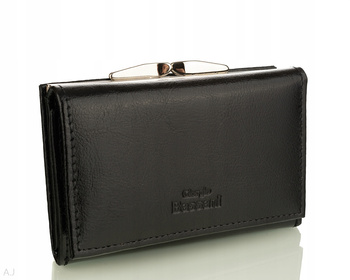 Portfel damski skórzany GB P-25 czarny