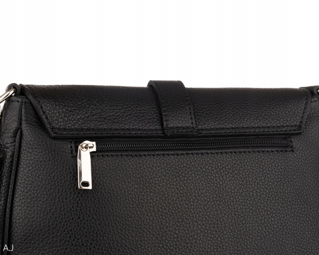 Torebka damska skórzana Canaletto elegancka T-601 czarna