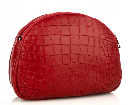 Torebka damska skórzana Canaletto T-810 czerwona