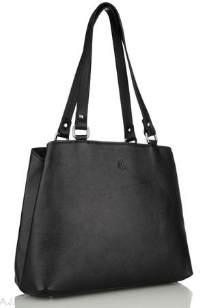 Torebka damska skórzana Canaletto T-905 czarny