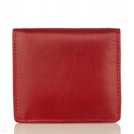 Portfel skórzany z kominkiem Canaletto P-1008 czerwony