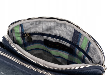 Torebka damska skórzana Canaletto T-840 granatowy