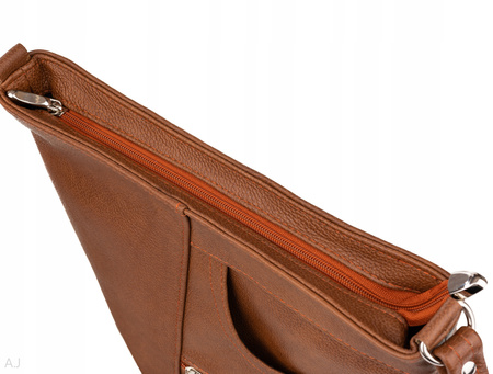 Torebka damska skórzana T-JD camel