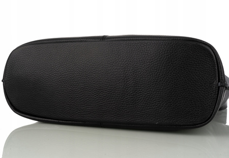 Torebka damska skórzana T-NAT czarny