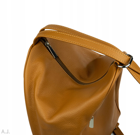 Plecak damski skórzany Canaletto PL-460 camel