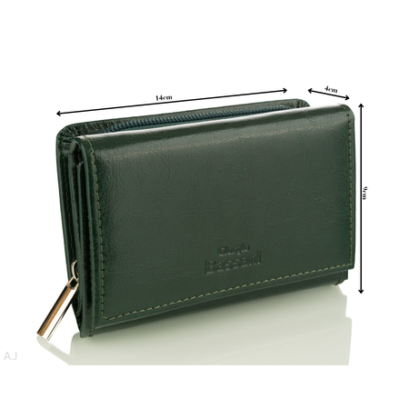 Portfel damski skórzany GB P-40 zielony