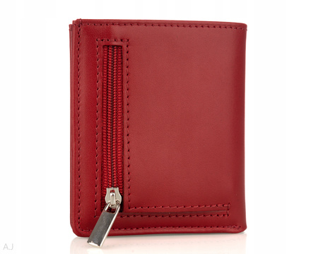 Portfelik damski skórzany Canaletto P-1031 czerwony