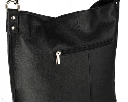 Torba męska skórzana Canaletto T-940 czarny