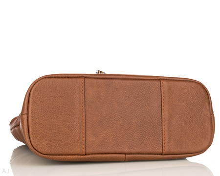 Torebka damska skórzana T-LB brąz