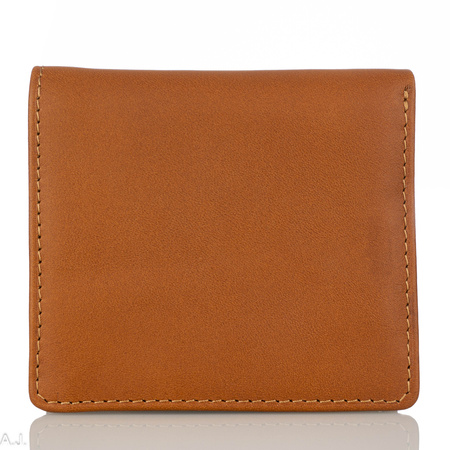 Portfel skórzany z kominkiem Canaletto P-1008 brąz RFID