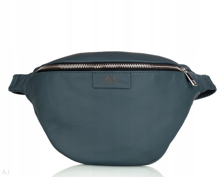 Saszetka damska skórzana S-PA morski