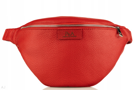 Saszetka damska skórzana S-PA czerwona