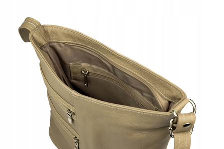 Torebka damska skórzana T-LL beż