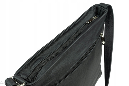 Torebka damska skórzana T-ZP czarna