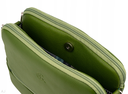 Torebka damska skórzana Canaletto T-840 zielony