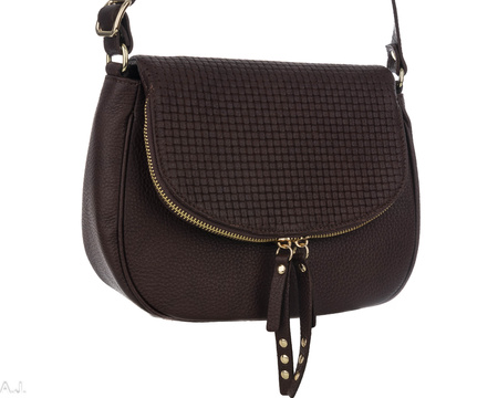 Torebka damska skórzana Canaletto T-717 brąz