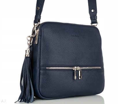 Torebka damska skórzana Canaletto T-840 granatowy