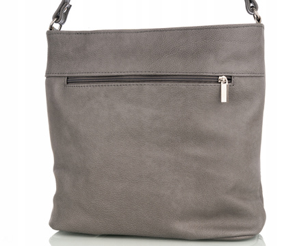 Torebka damska skórzana T-LB szara