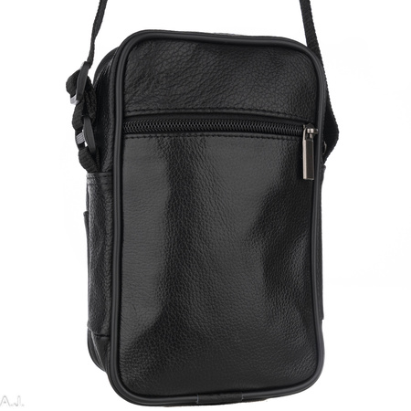 Torba męska skórzana T-14 czarna