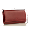 Portfel damski skórzany GB P-35 bordowy 