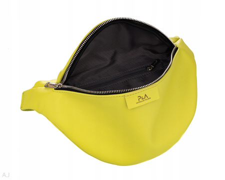 Saszetka damska skórzana S-PA seledynowa