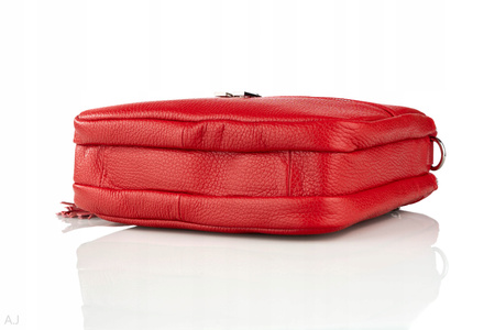 Torebka damska skórzana Canaletto T-840 czerwony