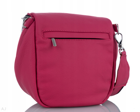 Torebka damska skórzana T-BAL fuksja