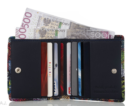 Portfel skórzany z kominkiem Canaletto P-100813 RFID