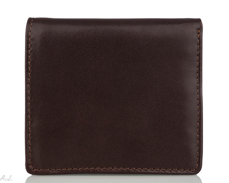 Portfel skórzany z kominkiem Canaletto P-1008 BRĄZ RFID