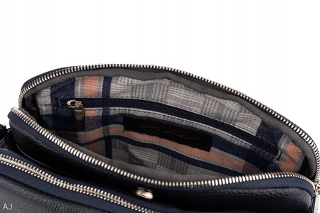 Torebka damska skórzana Canaletto T-830 granatowy