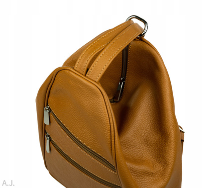 Plecak damski skórzany Canaletto PL-460 camel