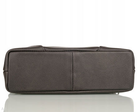 Torebka damska skórzana T-ZOWA brąz