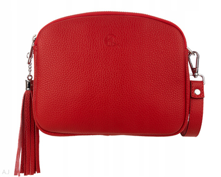 Torebka damska skórzana Canaletto T-835 czerwony