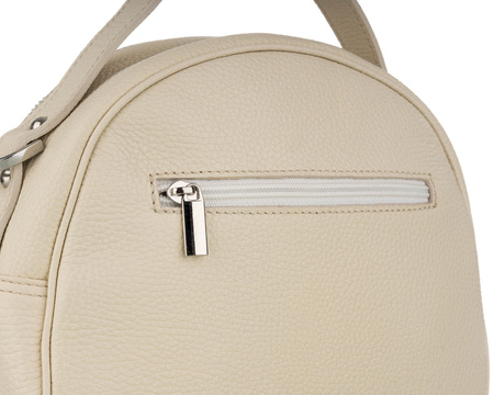 Torebka damska skórzana kuferek Canaletto T-727beż