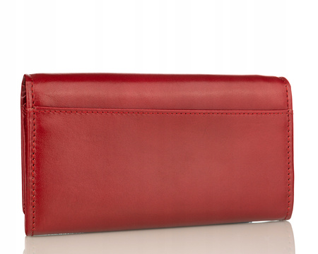 Portfel damski skórzany Canaletto P-1602 czerwony
