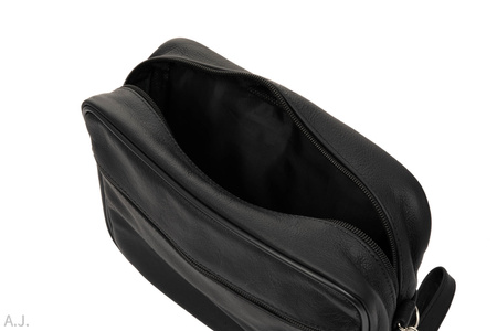 Saszetka męska skórzana S-MICHB1 Czarna