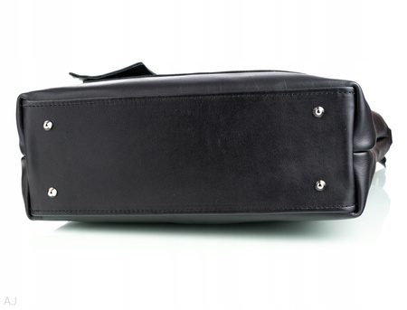 Torebka damska skórzana T-PRA czarna