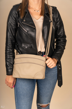 Torebka damska skórzana T-ZOWA czarna