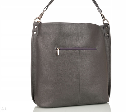 Torebka damska skórzana Canaletto T-940 szara