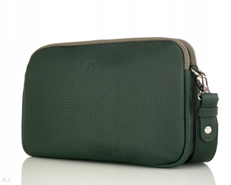 Torebka damska skórzana Canaletto T-830 zielony